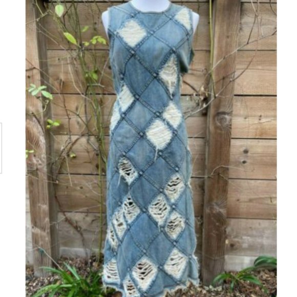 Junya Watanabe Comme Des Garcons Denim Dress Sz. S - Picture 1 of 12